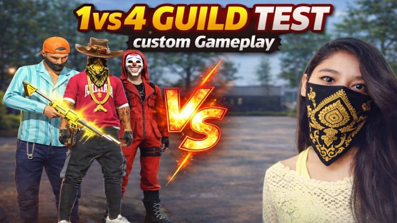 🔴PRIYAGAMING1117 IS LIVE 1VS4 GUILD TEST🏆 SOLO vs SQUAD Challenge 🔥 | Priyagaming1117