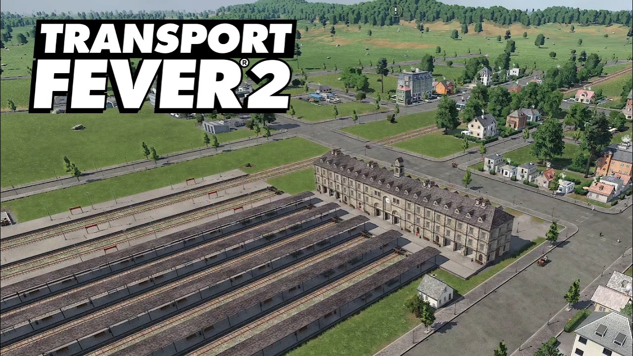 Transport Fever 2 - #03 - 🏭Der neue Hauptbahnhof in Nürnberg Schönbau mit Mods🚛🚆🚌