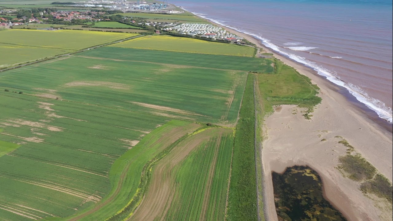 flight from kilnsea to Easington coastline June 2020