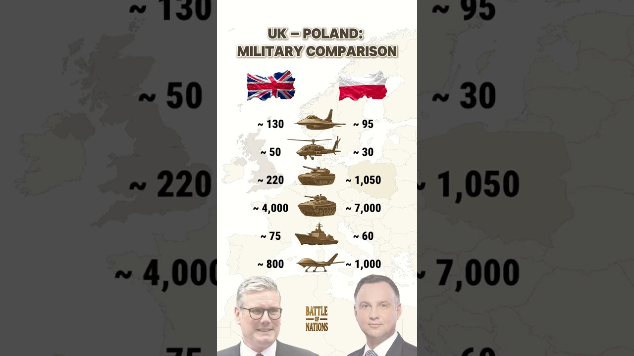 UK 🇬🇧 vs Poland 🇵🇱 &ndash; Military Power Comparison