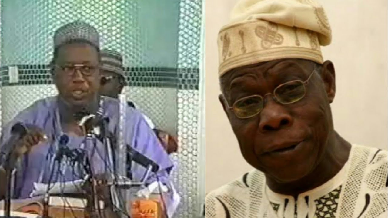 ILLOLINDA OBASANJO YAYIWA NIGERIA A LOKACIN MULKINSA DAGA SHEIKH JAFAR