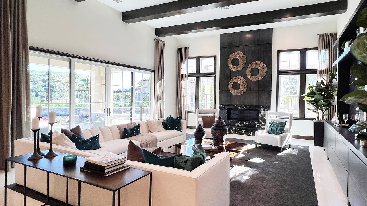 NEW HOUSE TOUR  I STUNNING DREAM HOME I HOW TO DECORATE WITH BLACK I CREATE WITH MIMI