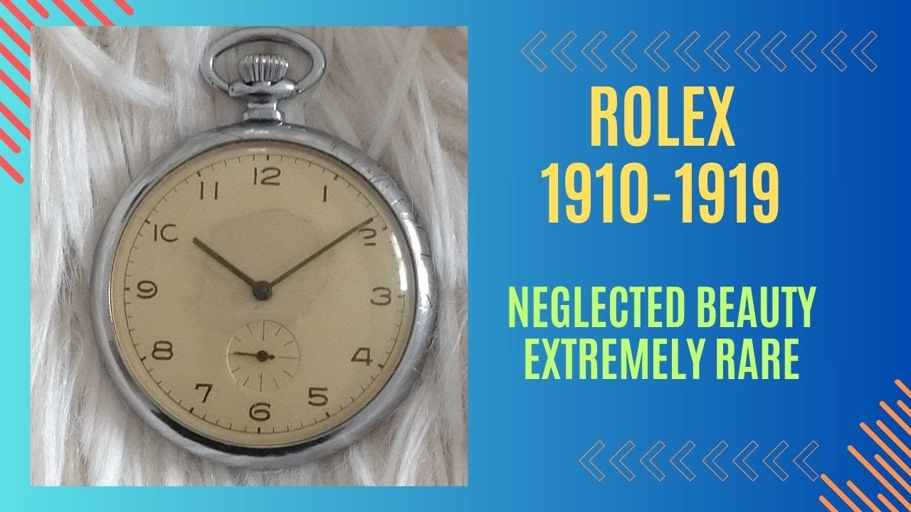ROLEX 1910-1919 Pocket Watch Restoration.