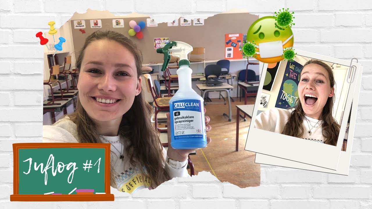 JUFLOG 👩🏼&zwj;🏫 Basisscholen weer open! Hoe gaat dat? 🦠 || Juflog #1