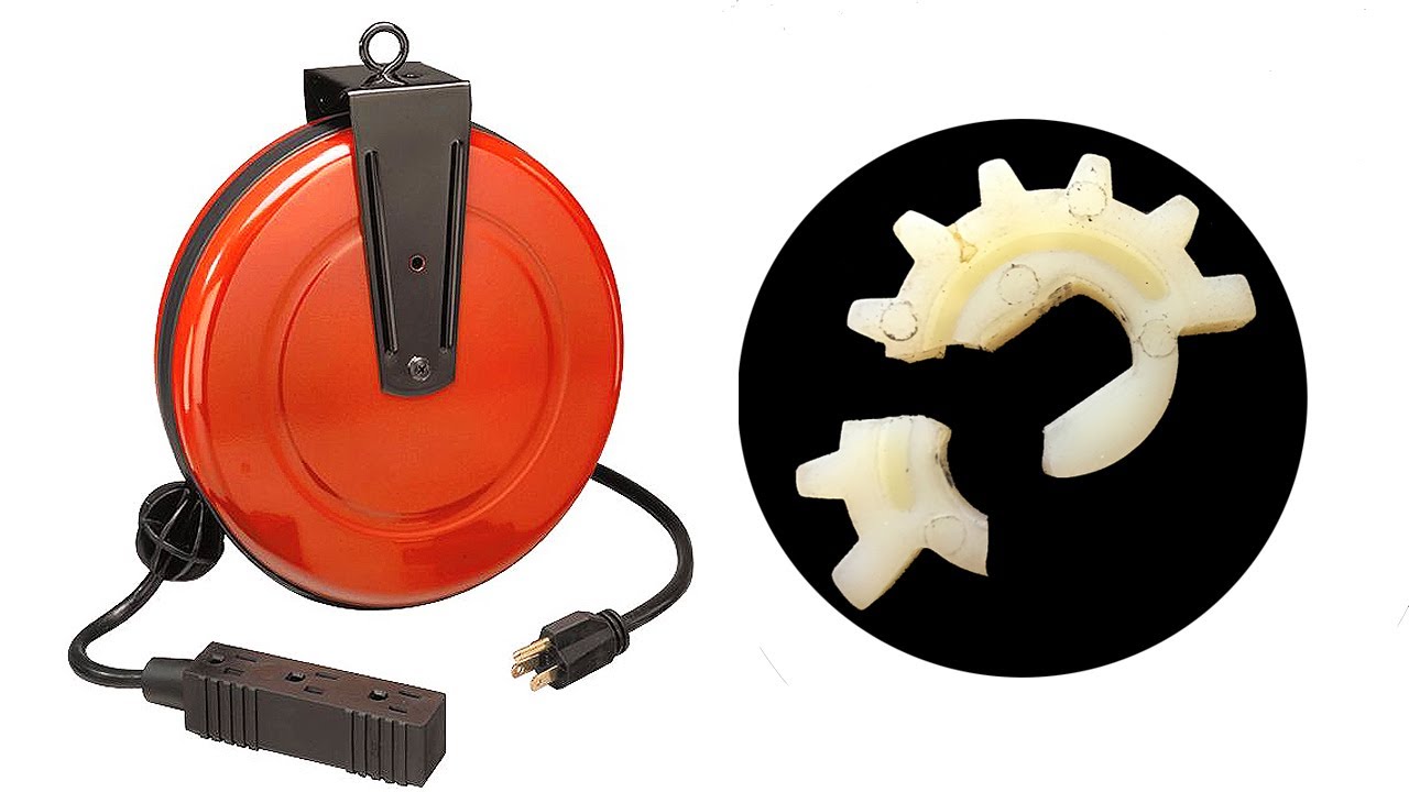 Cord Reel Repair: Making a Cog