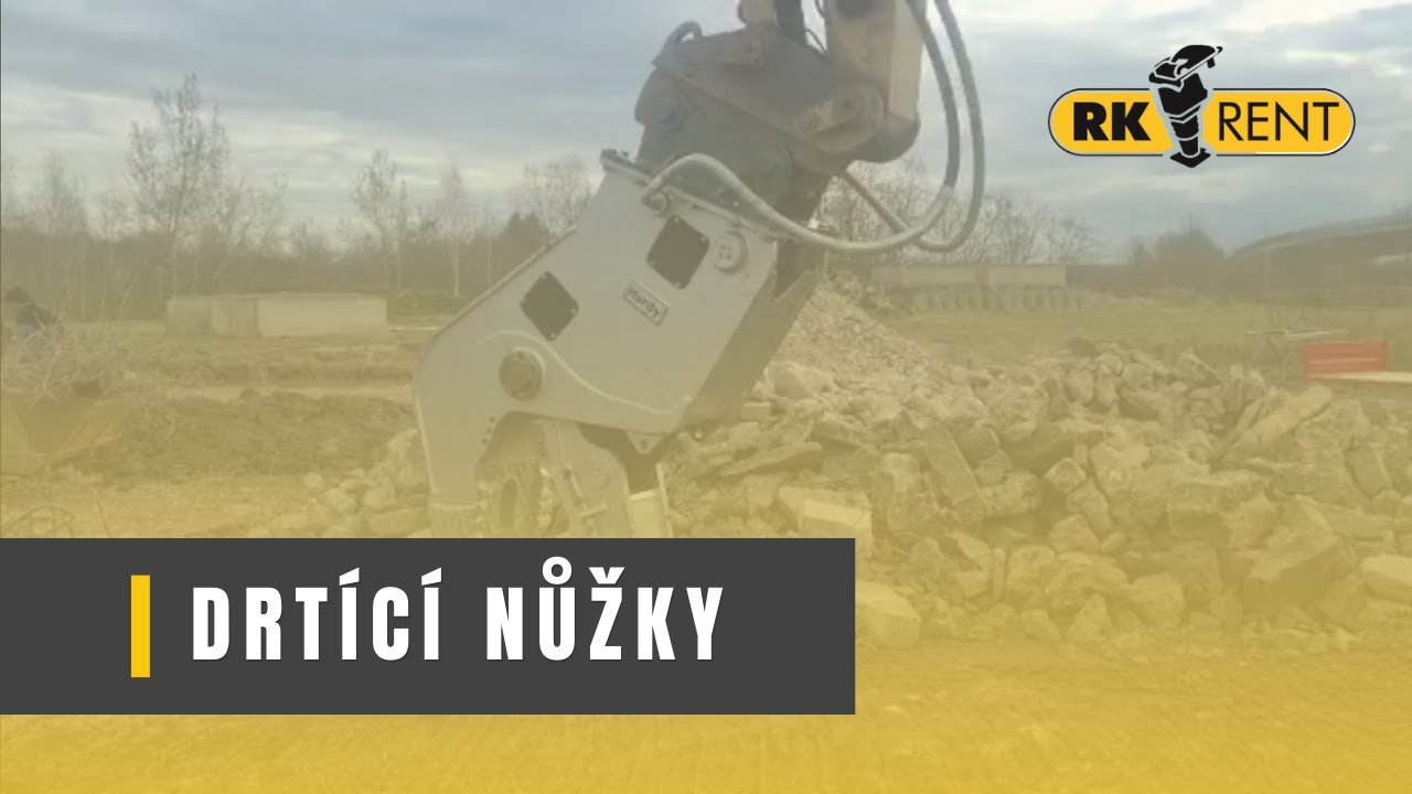 Hydraulick&eacute; demoličn&iacute; nůžky HP 10 - rychl&aacute; a &uacute;činn&aacute; demolice | RK rent Plzeň