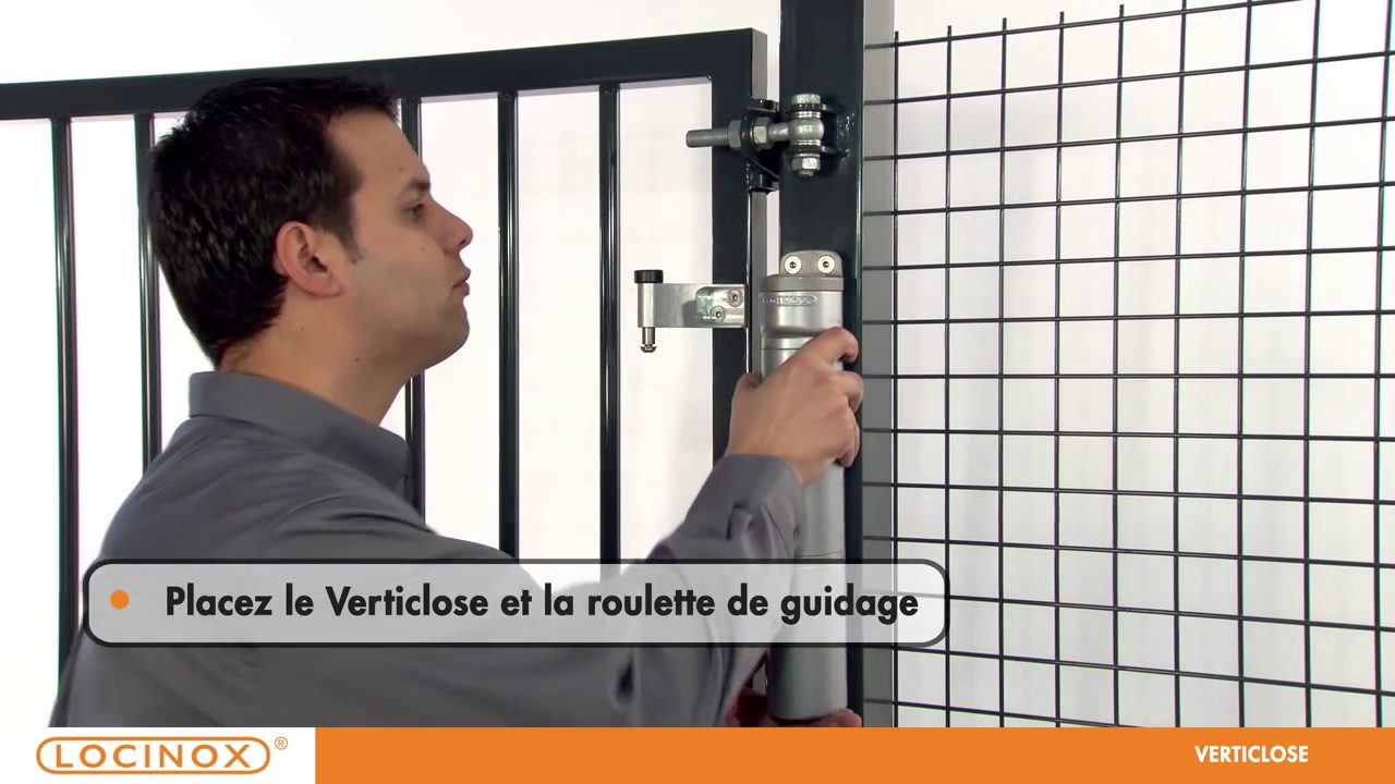Tutoriel d'installation ferme-portail r&eacute;glable VERTICLOSE  -  LOCINOX