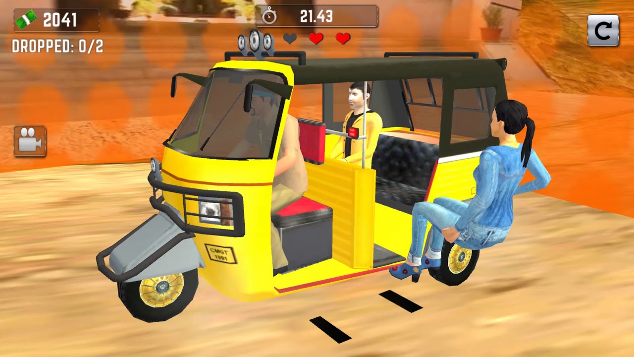 TUC TUC AND WILD ELEPHANT  WAGON GAME  / juego de carro tuc tuc y elefante salvajes / Xtian Juega
