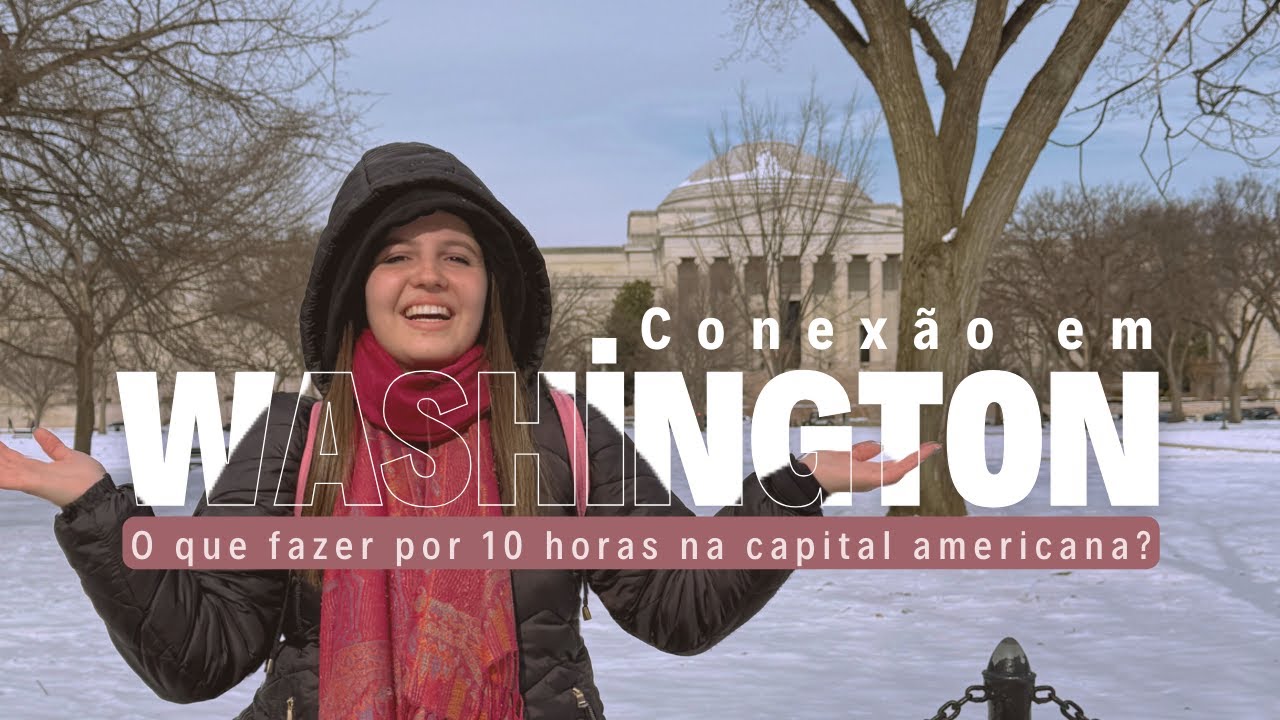 10 horas na NEVE da CAPITAL dos EUA - Monumentos e caminhada por WASHINGTON até a CASA BRANCA
