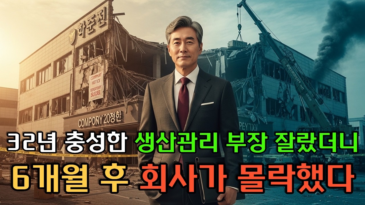 32년 충성한 생산관리 부장 잘랐더니 6개월 후 회사가 몰락했다