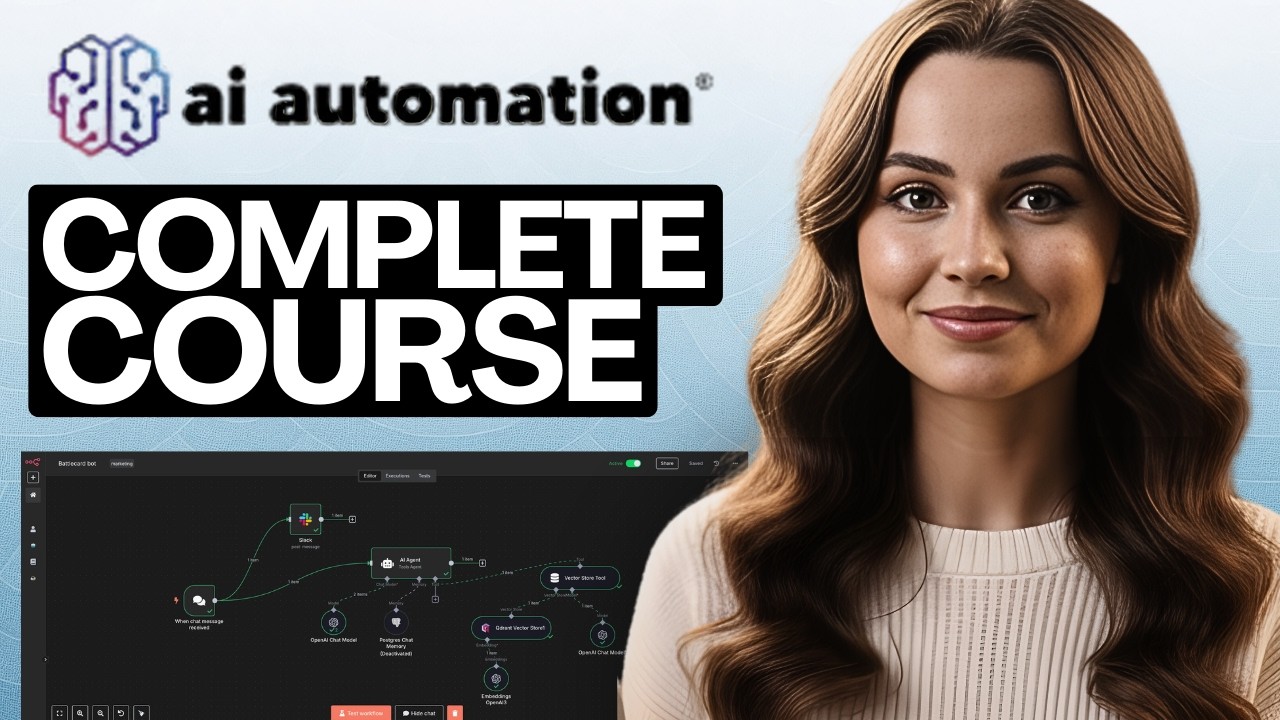 AI Automation Full Course for Beginners 2026 (In-Depth Tutorial)
