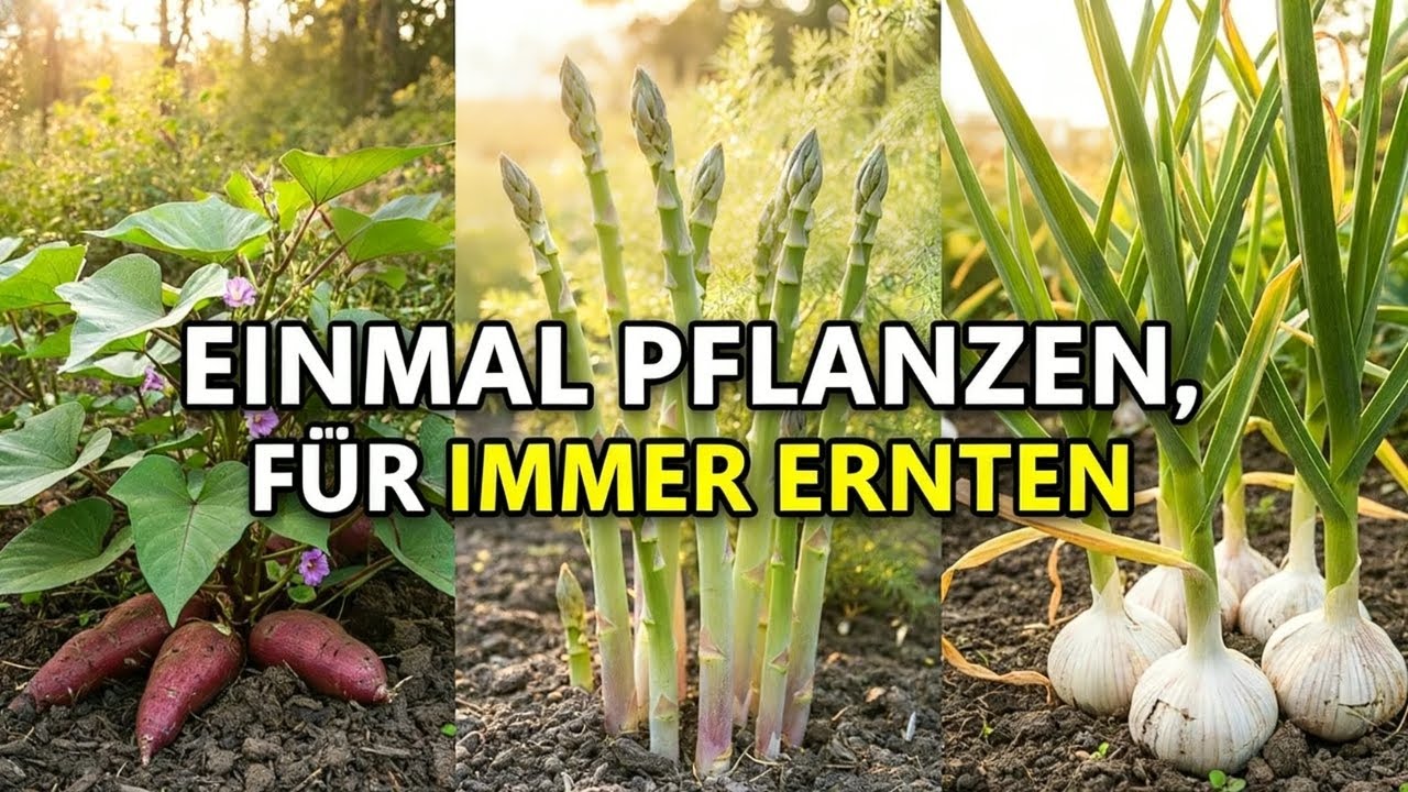 7 Nutzpflanzen, die Sie EINMAL pflanzen, die Sie FÜR IMMER ernähren!