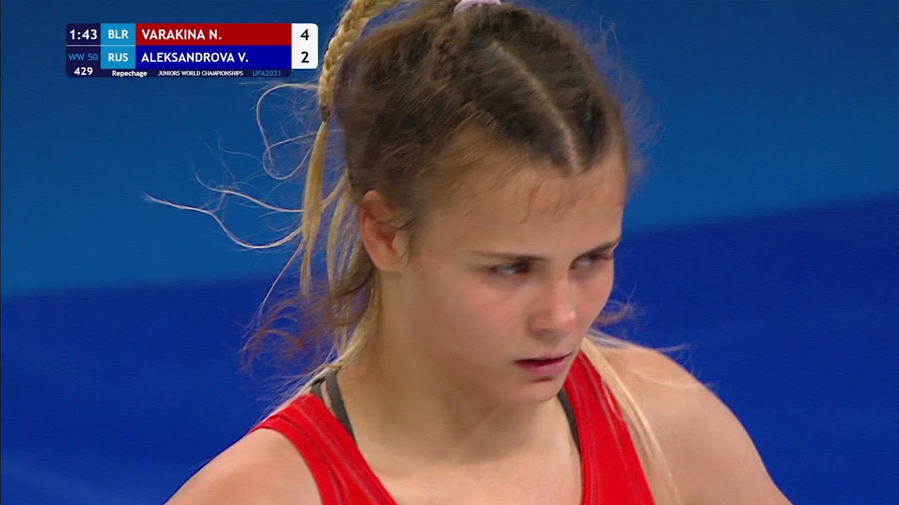 Repechage WW - 50 kg: N. VARAKINA (BLR) v. V. ALEKSANDROVA (RUS)