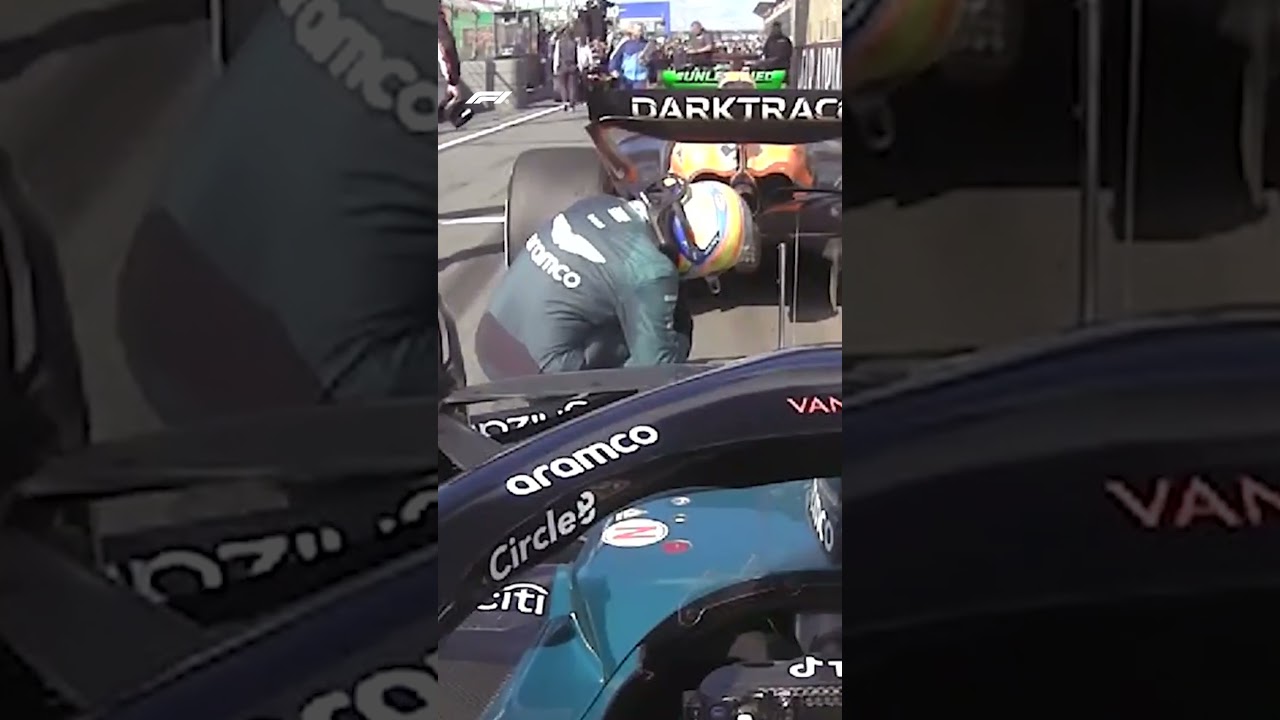 Inspector Alonso Checks Out The McLaren! 👀