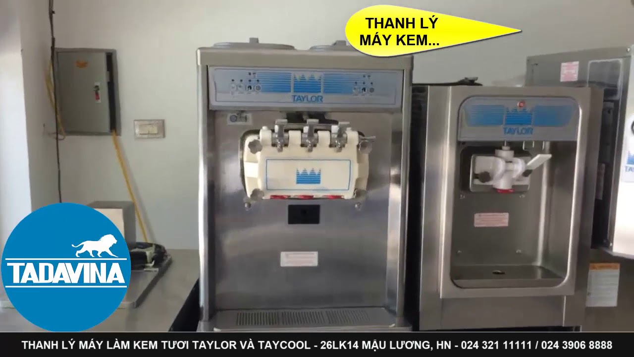 THANH LÝ MÁY LÀM KEM TAYLOR C713, 152 DÙNG NHƯ MỚI, BẢO HÀNH NHƯ MỚI 2020