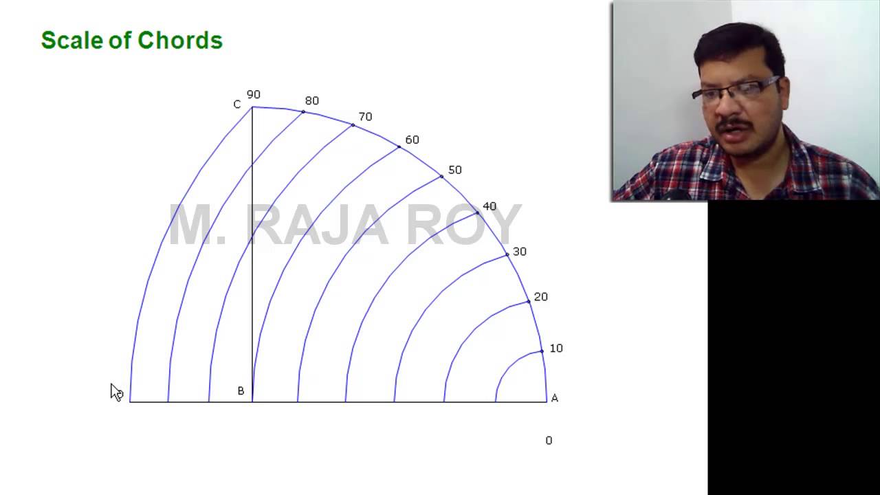 Engineering Drawing Made Easy - Scale of Chords