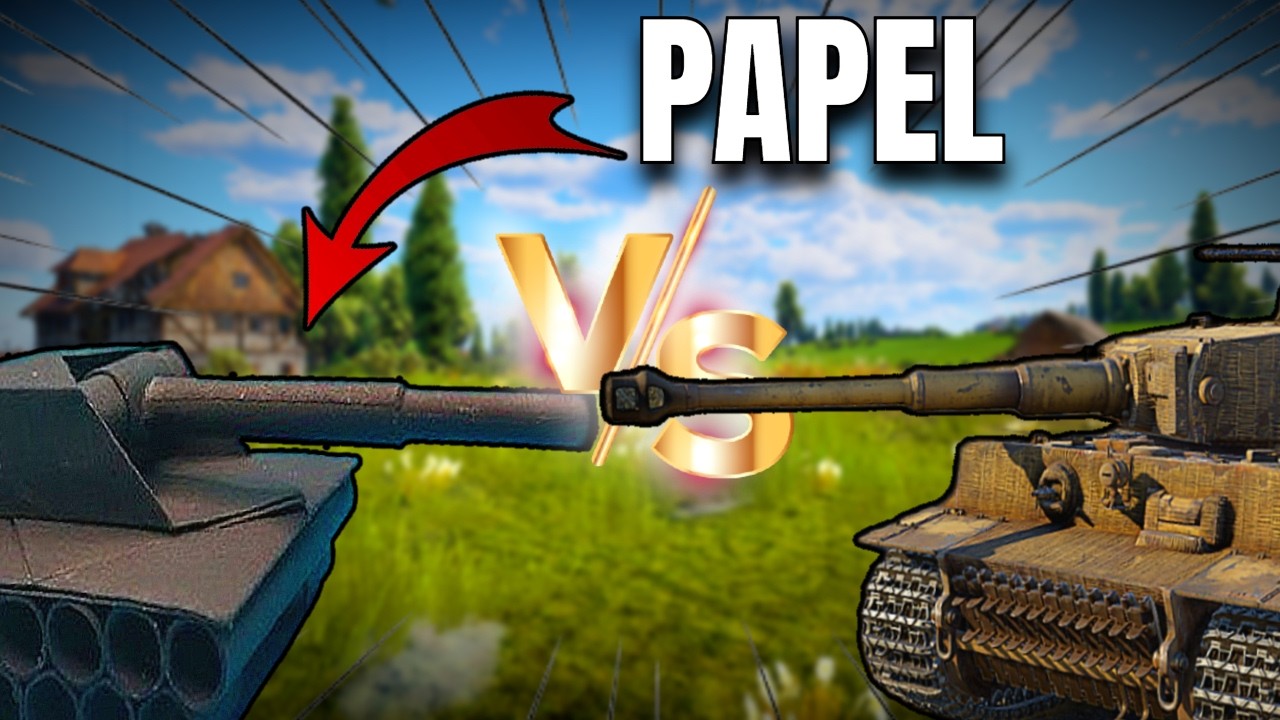 PROBANDO los tanques MÁS FRÁGILES de War Thunder (con retos absurdos)