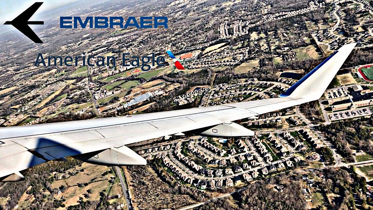✅️Full Flight. Washington DCA to Nashville TN - American Eagle Embraer 175LR - Ep #45🔥