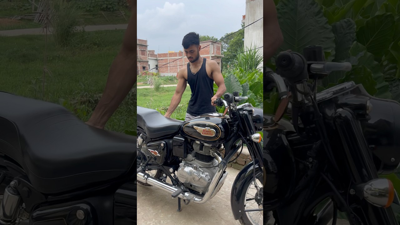 New Model Battalion black 350 bullet 😘😍#standard350 #automobile #viral #battalionblack350 #shorts