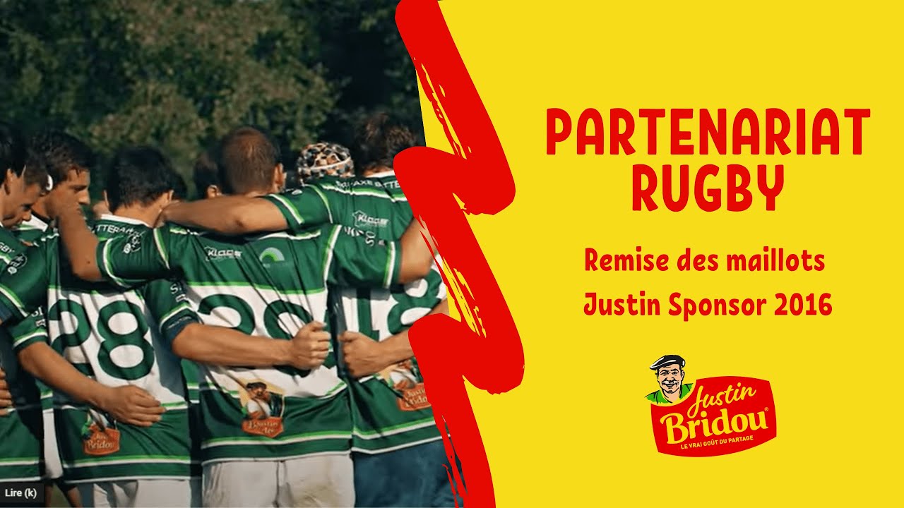 Remise des maillots Justin Sponsor 2016 🏉