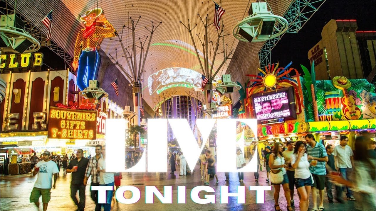 Las Vegas Live | Late Night on Fremont Street