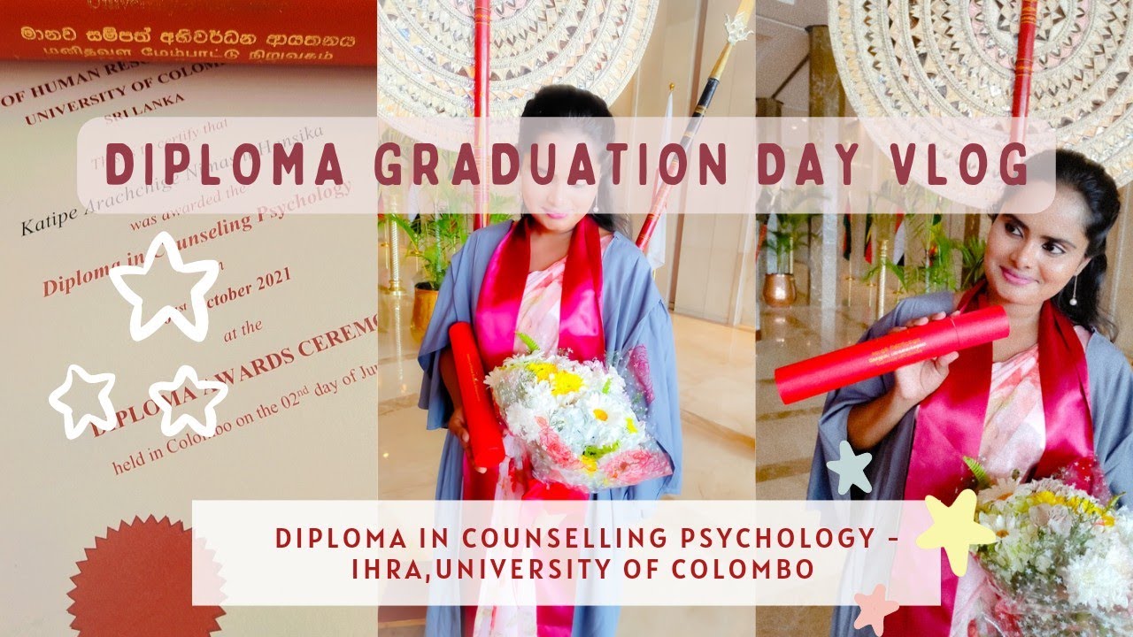 හීන දිනපු දවසක් 💕✨️| Diploma graduation ceremony | Dip in Counseling Psychology| Motivational vlog 🌟