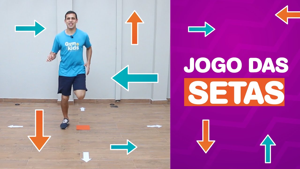 JOGO DAS SETAS - 10 MINUTOS de atividade física para crianças e adolescentes | Prof. Robson Furlan