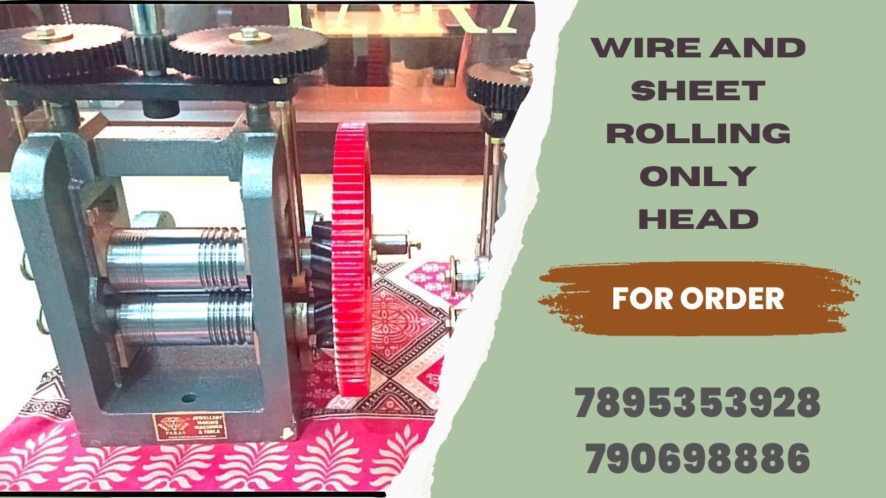 Wire and Sheet Rolling Machine Only Head | Jewellery Rolling Mill