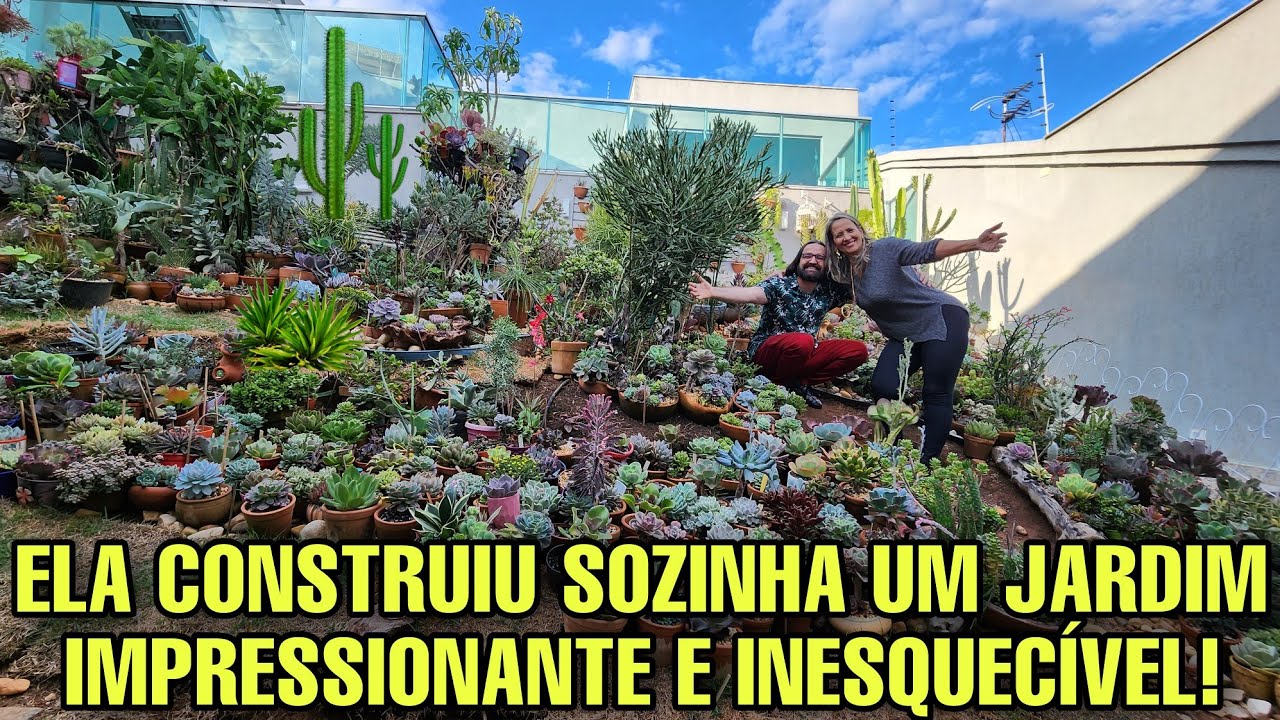 FIQUEI EMOCIONADO QUANDO VI ESSE JARDIM - plantas exóticas e suculentas raras