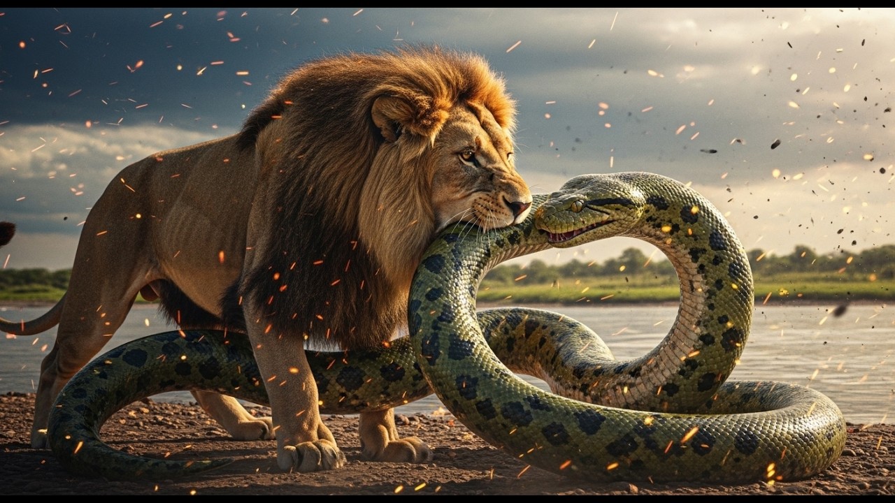 Lion vs. Titan Anaconda: BATTLE OF THE KINGS