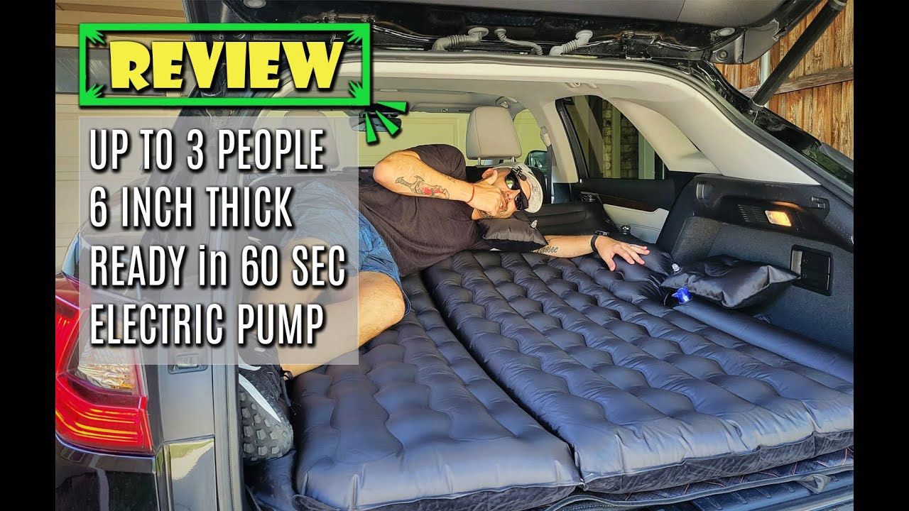 Ultimate Outdoor Comfort: Inflatable SUV Air Mattress Bed Car Mattress - Review
