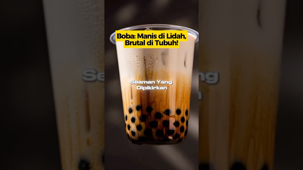 Boba = Lonjakan Gula + Jerawat + Berat Naik!