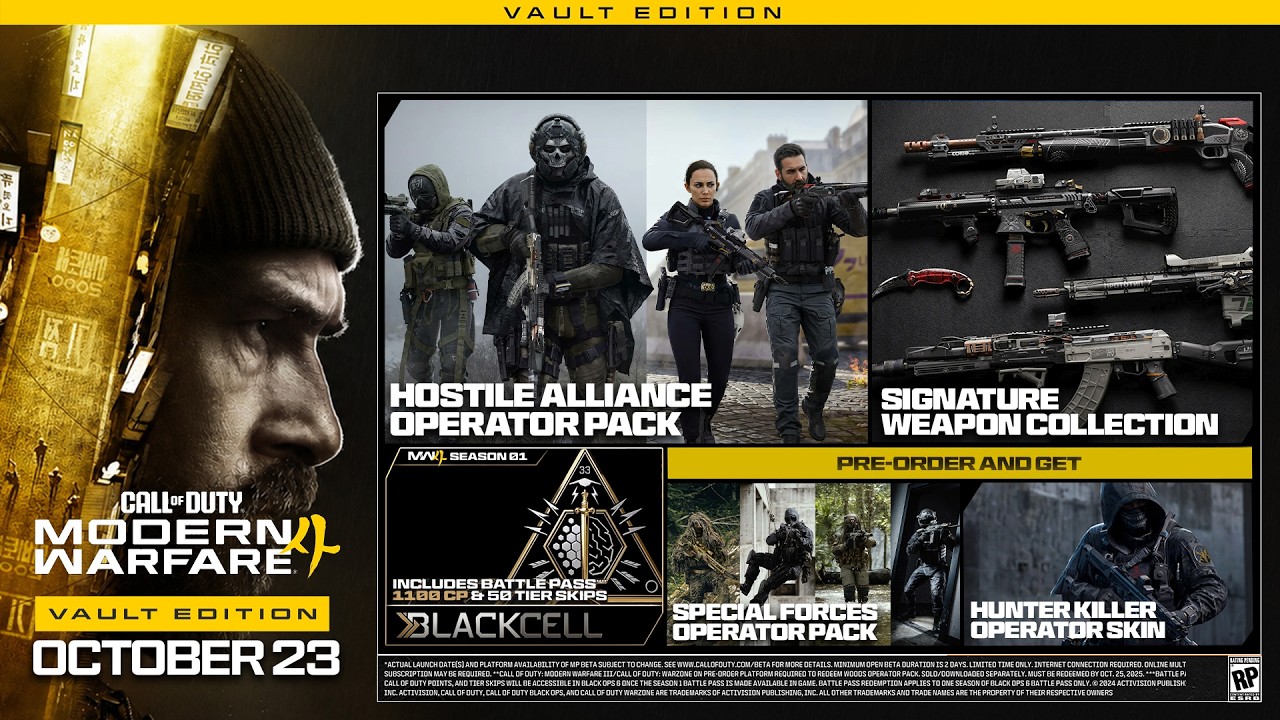 Modern Warfare 4: Vault Edition и бонусы за предзаказ &mdash; РАННИЙ ОБЗОР!