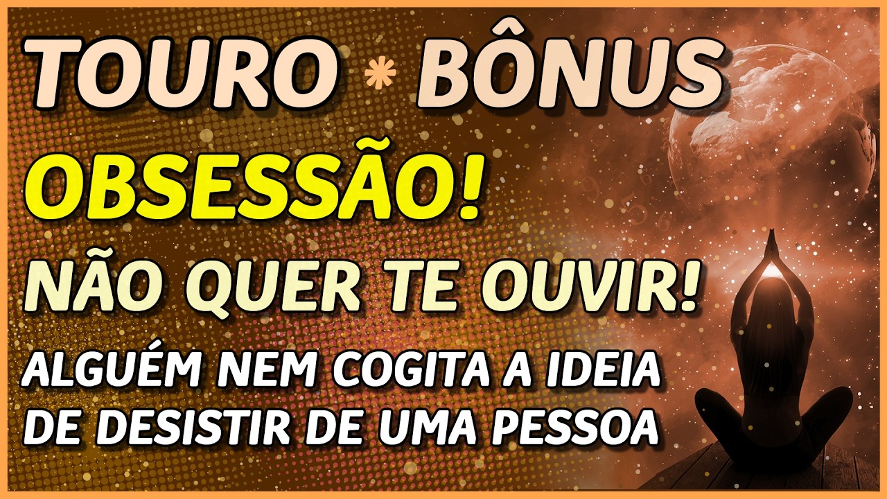 TOURO ♉️ // ⚡️OBSESSÃO!⚡️- ALGUÉM CISMOU COM ALGUÉM E NÃO QUER LARGAR (E VOCÊ CANSOU DE ALERTAR🙄⚡️😍)