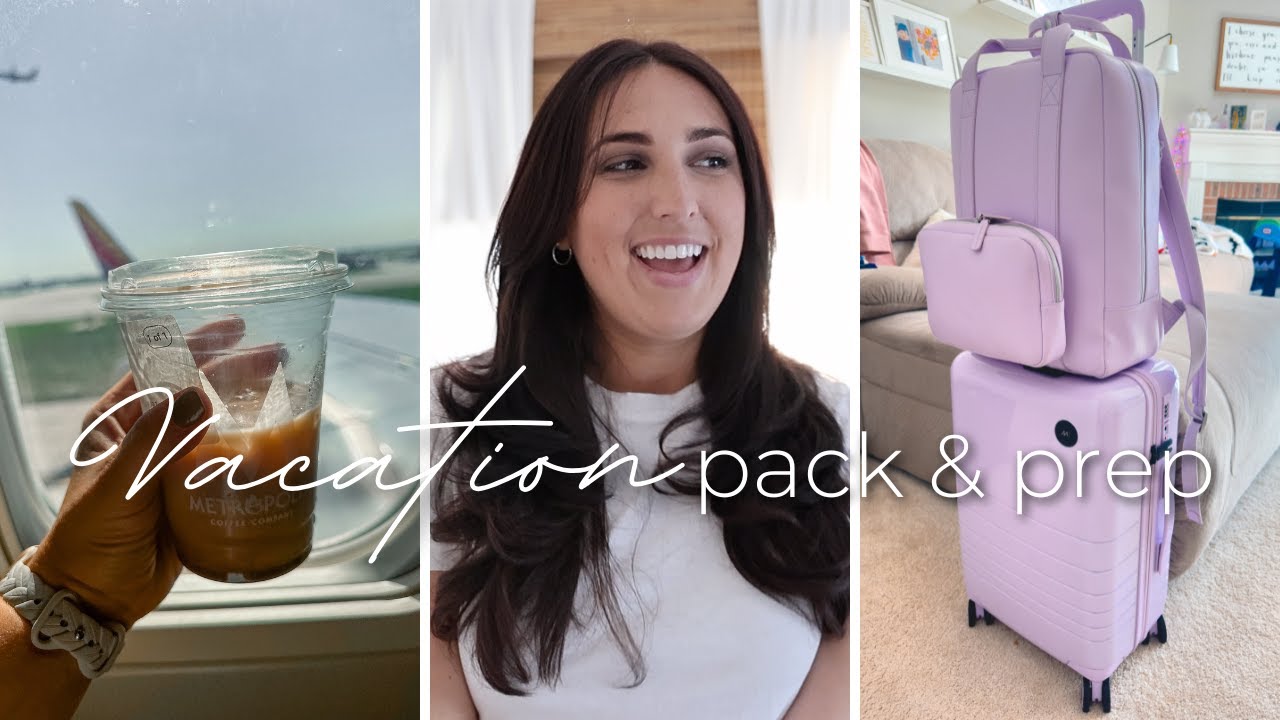 VACATION PACK & PREP | self care appointments, NEW Monos luggage & mini toiletry ideas