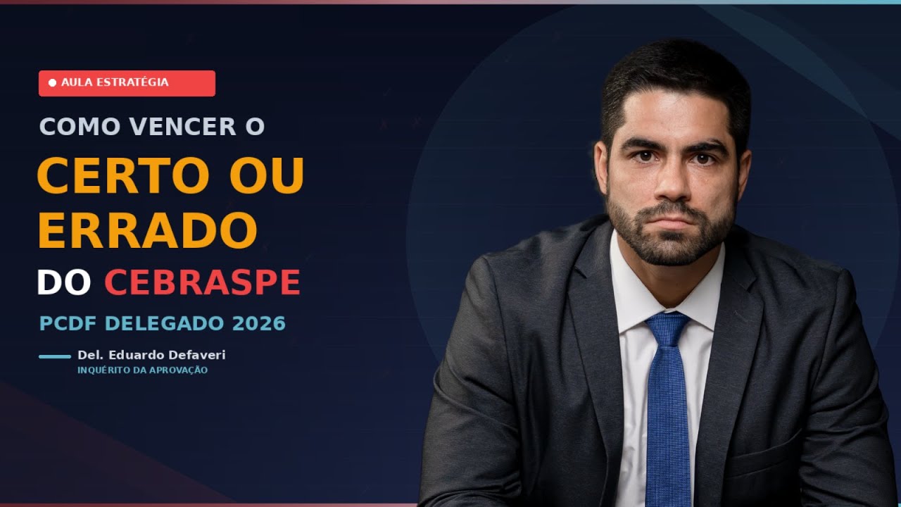 COMO VENCER O CERTO E ERRADO DO CEBRASPE?