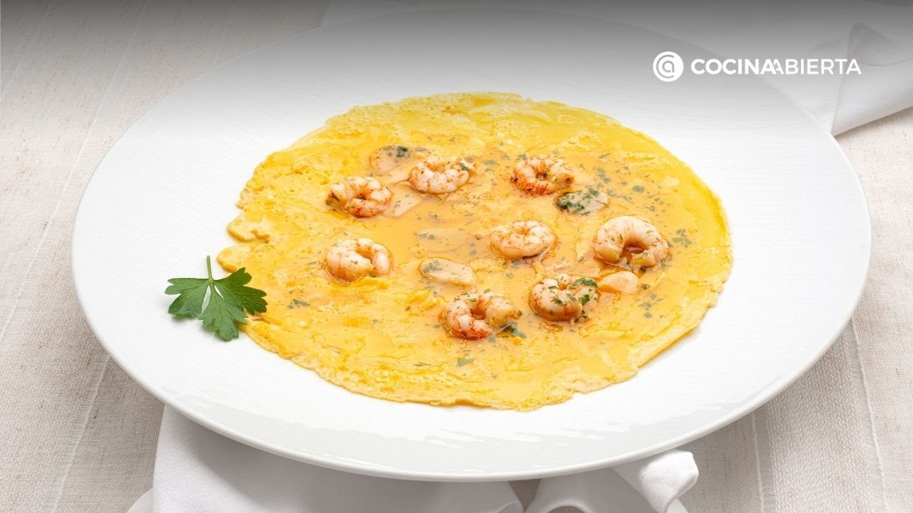 ¿Has probado la tortilla vaga de gambas? Prueba la receta de Karlos Arguiñano.