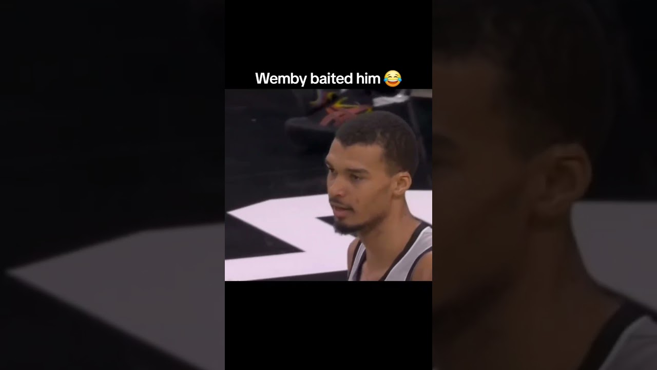 Wemby did him dirty 😂