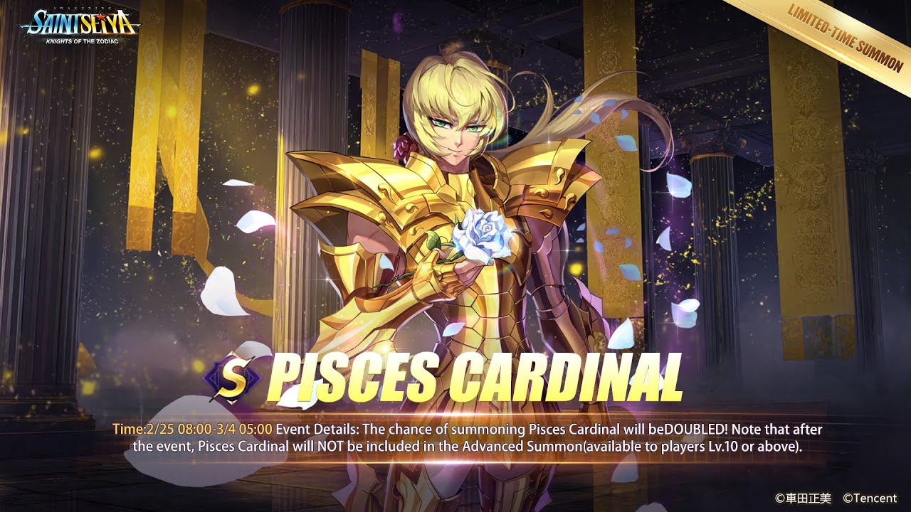 [Live♦️] Saint Seiya: Awakening (KOTZ) - Pisces Cardinal All Out Gacha! 12000+ Adv Gems!