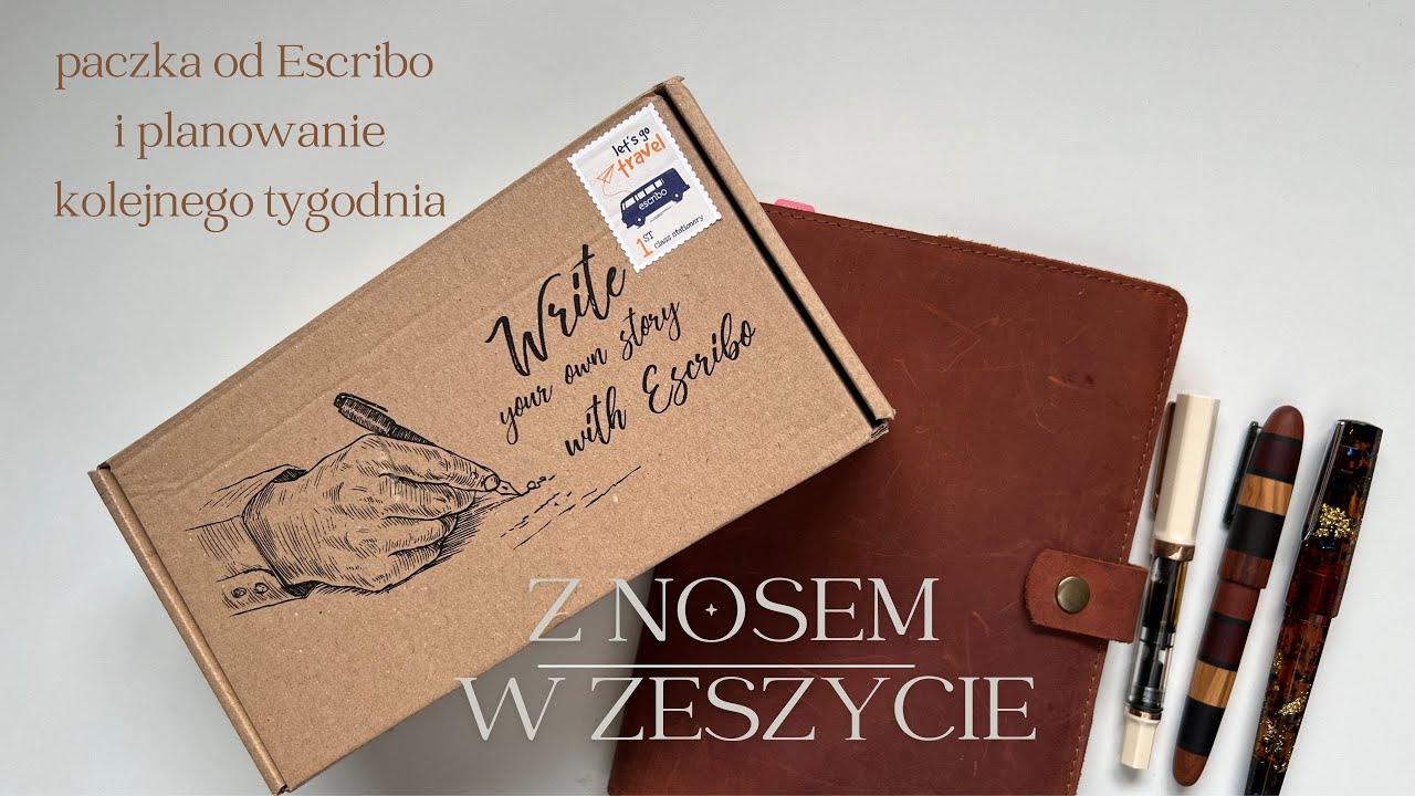 Unboxing paczki z Escribo | planuję drugi tydzień lipca w 📘