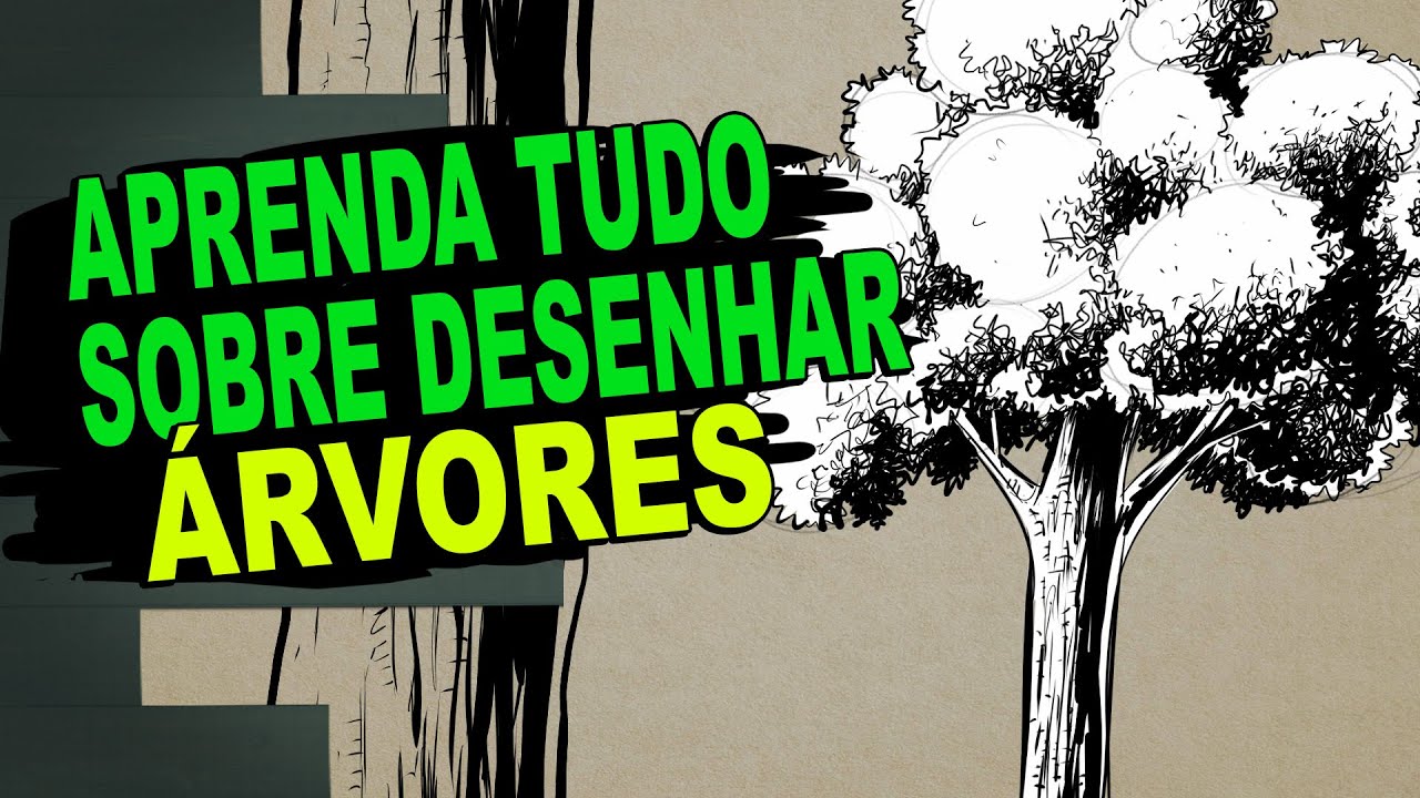 Como desenhar ÁRVORES - O guia COMPLETO | Dica de Desenho