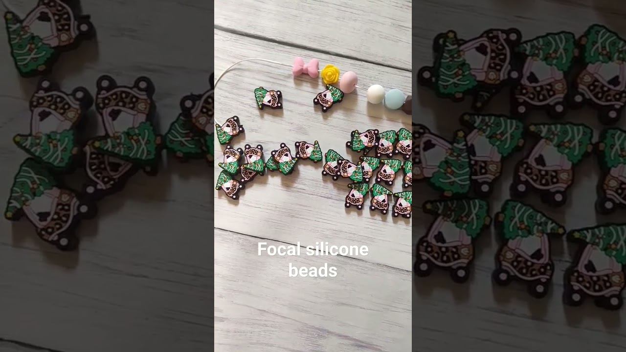 focal silicone beads