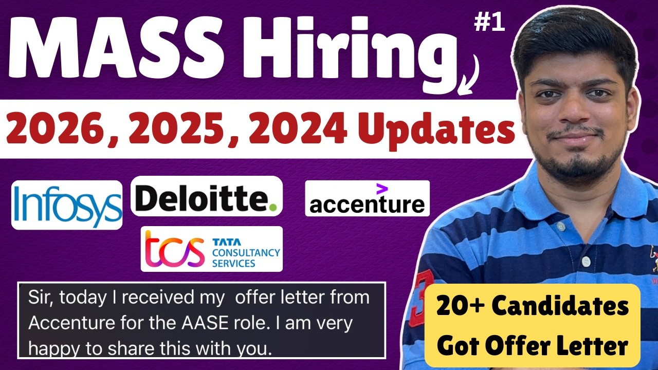 Главные новости о вакансиях в Accenture ASE, TCS NQT, Infosys, Deloitte NLA | Набор 2026, 2025, 2...