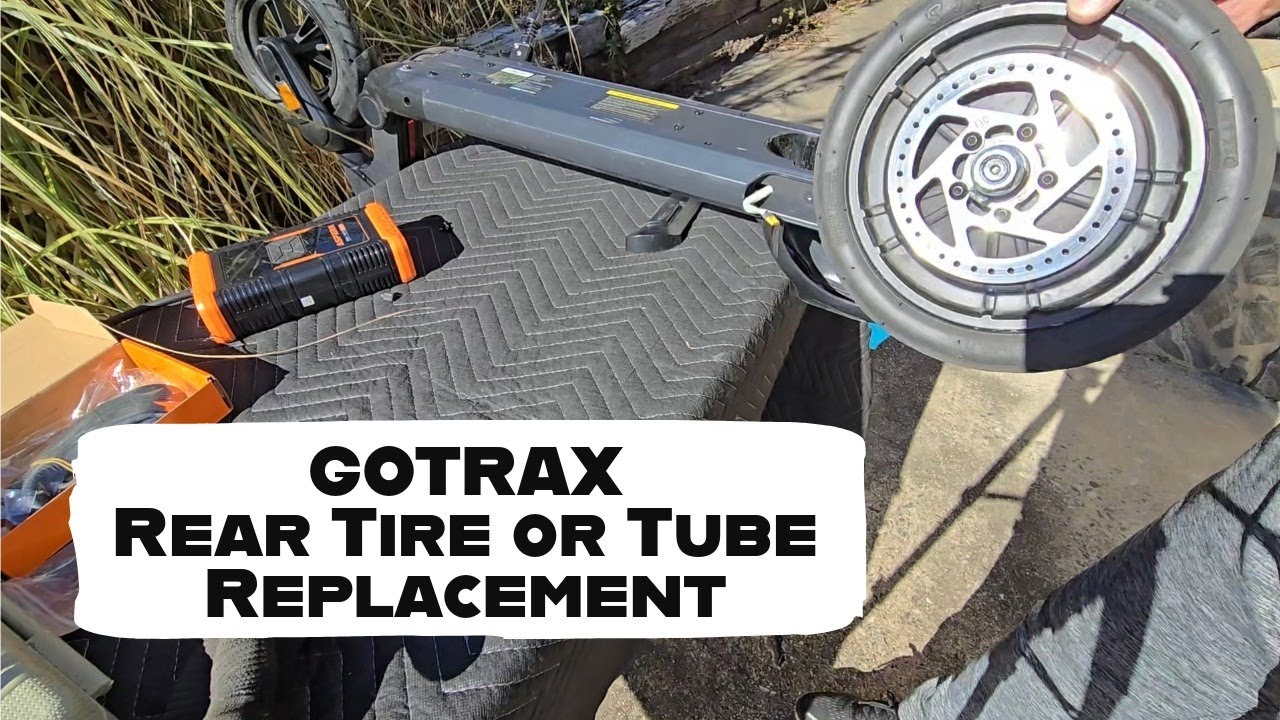 Fixing a Flat? GoTrax APEX Pro Rear Tube Replacement
