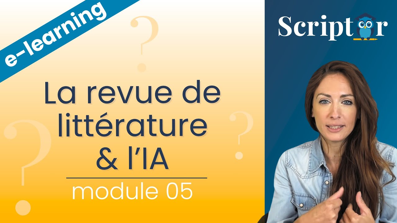 Module 5 : La revue de littérature du mémoire de recherche et l’intelligence artificielle