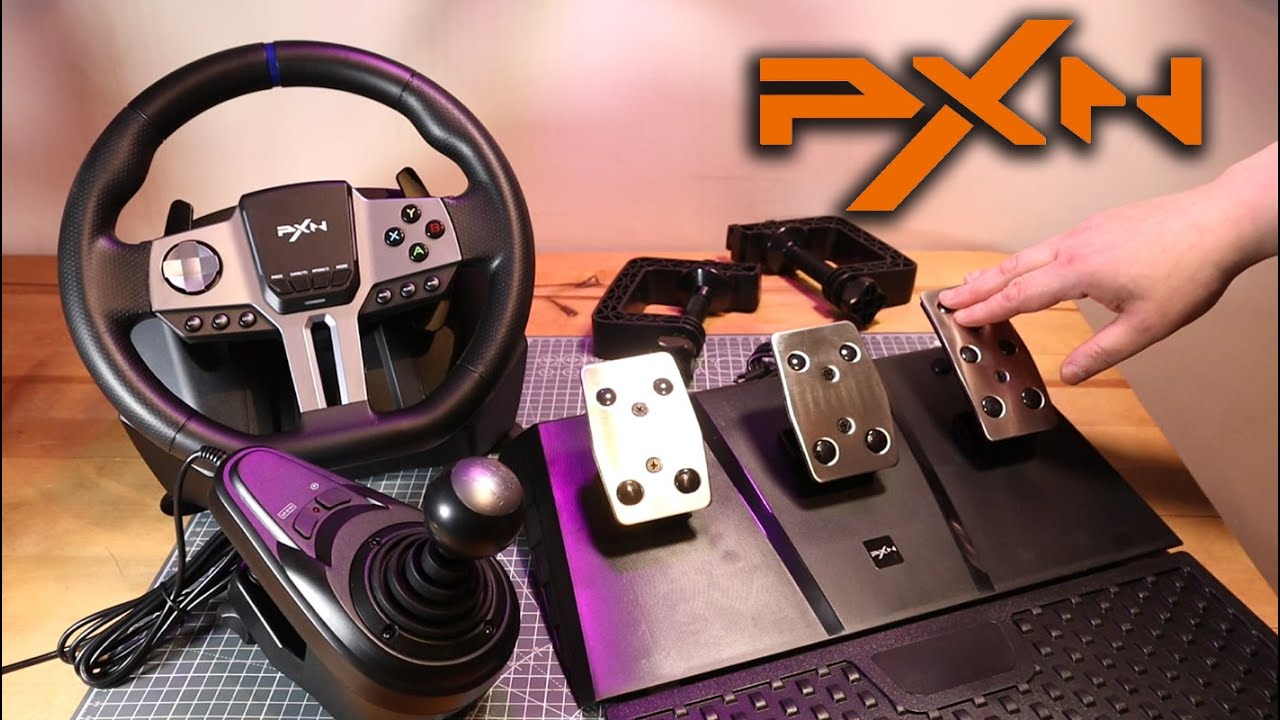 PXN V9 Gen2 Racing Wheel, Pedals, and Shifter [UNBOXING]