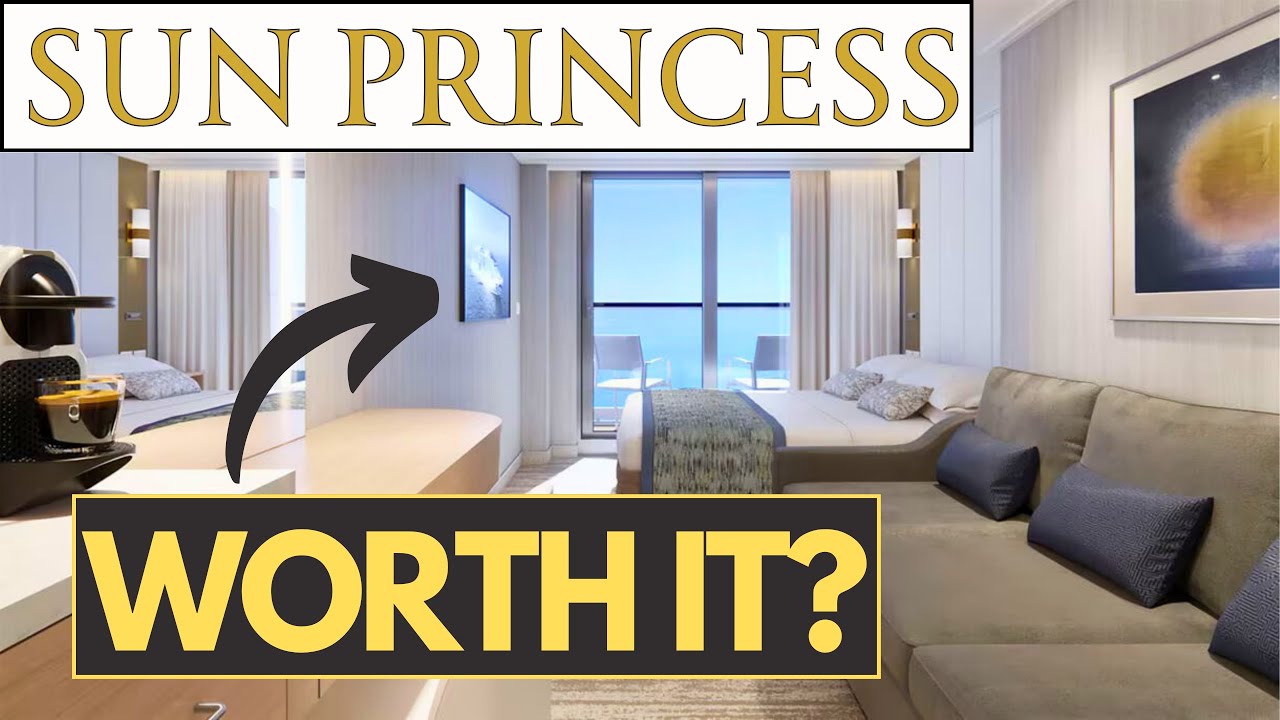We sailed in the most POPULAR Cabin on Princess’ Biggest Cruise Ship Sun Princess 2024
