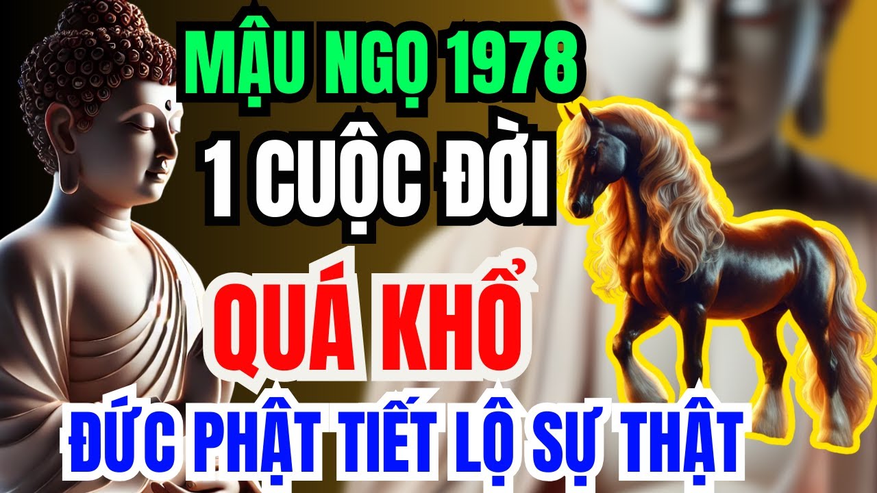 Đức Phật Tiết Lộ Sự Thật: Mậu Ngọ 1978 Số Khổ Một Đời Gánh Vác, Khổ Tận Cam Lai Về Già Rất Giàu