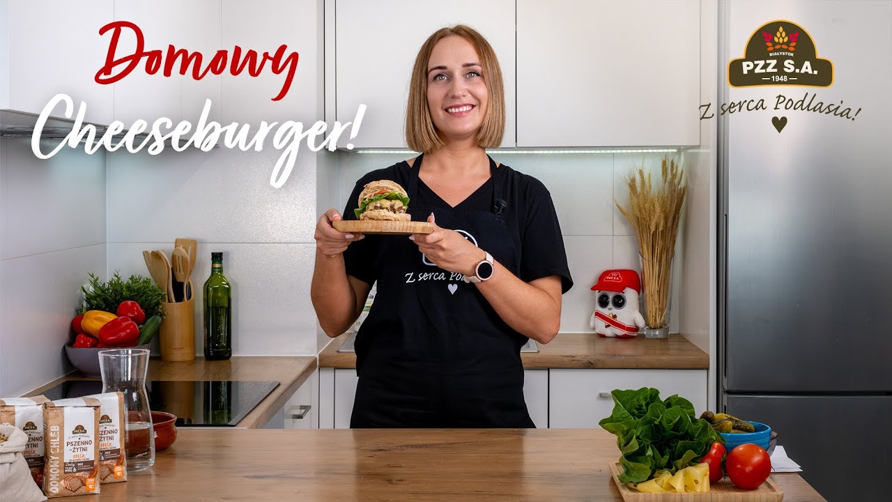 Domowy Cheeseburger - przepis | Cykl kanapkowy PZZ S.A.