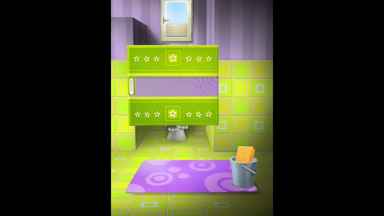 [My Talking Tom] toilet train
